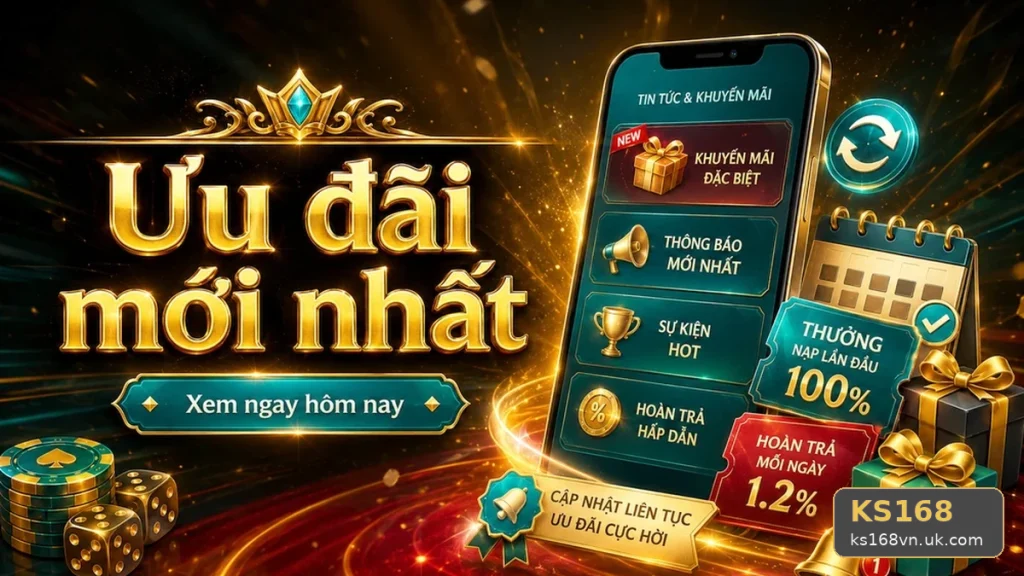 Khuyến Mãi KS168 Tại ks168vn.uk.com: Đọc Chi Tiết Giao Diện Tin Mới Và Ưu Đãi – Kiểm Tra Trò Chơi Hợp Lệ Cùng Trường Hợp Bị Loại Trừ Qua Góc Kiểm Chứng Theo Tên Miền
