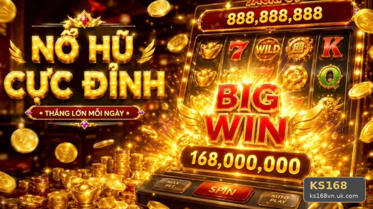 Nổ Hũ KS168 Tại ks168vn.uk.com: Đọc Chi Tiết Giao Diện Slot Và Jackpot – Phân Tích Cơ Chế Trò Chơi Thể Hiện Trong Hình Qua Góc Kiểm Chứng Theo Tên Miền