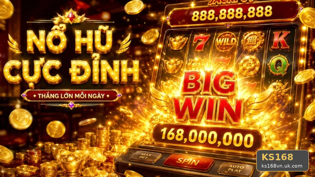 Nổ Hũ KS168 Tại ks168vn.uk.com: Đọc Chi Tiết Giao Diện Slot Và Jackpot – Phân Tích Cơ Chế Trò Chơi Thể Hiện Trong Hình Qua Góc Kiểm Chứng Theo Tên Miền